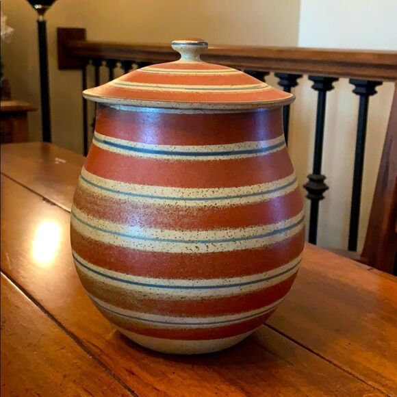 Rare Takahashi Stoneware Canister - Picture 1 of 8